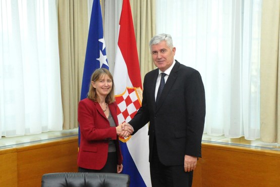 Predsjedavajući Doma naroda Parlamentarne skupštine BiH dr. Dragan Čović primio ambasadoricu OSCE-a